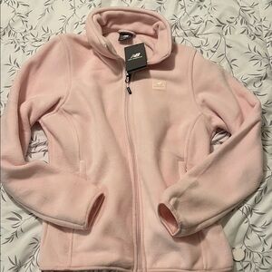 New Balance Women's Soft Pink Fleece Jacket